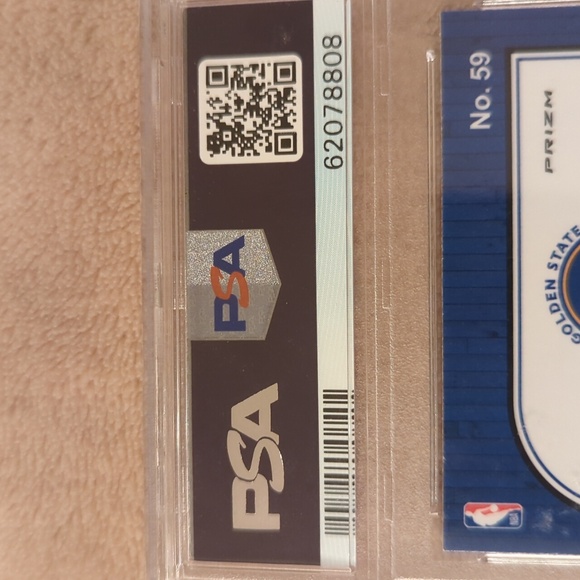 2019 Hoops Premium Stock Stephen Curry Purple Disco PSA 9 Gem Mint Fresh Case - Picture 6 of 8